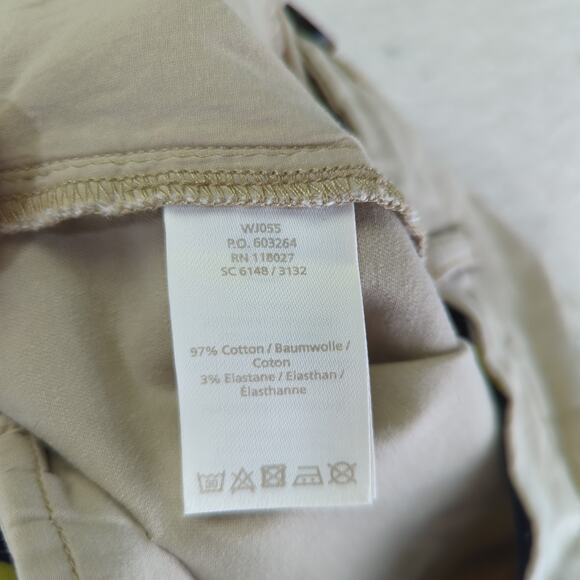 Boden Rachel Tan Chino Shorts 3" Women's 6 Stretch WJ055 Preppy Academia Summer - Picture 4 of 4